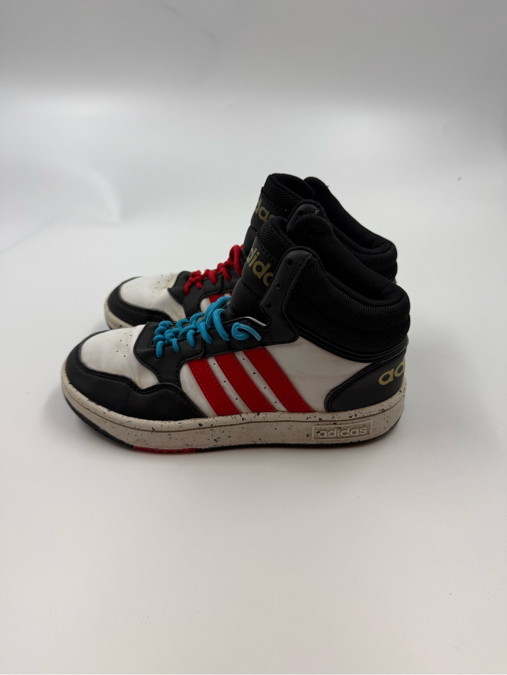 Adidas Youth Child Hoops 3.0 Md Sneakers Size 2